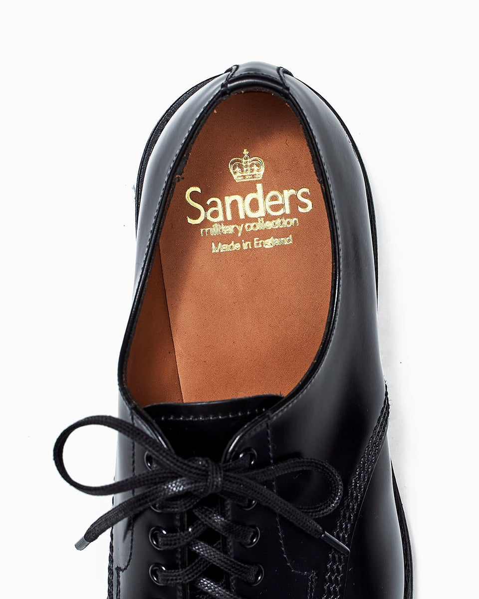 【Sanders】MILITARY DERBY SHOES BLACK