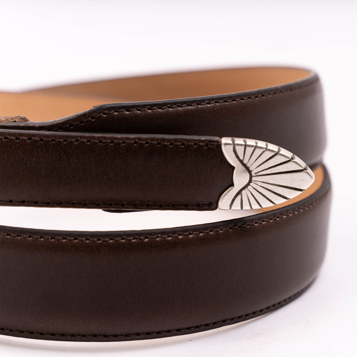 West Star Genuine Leather Belt  (Lg) Brown shangri-la-heritage-wild-star-  main image 3