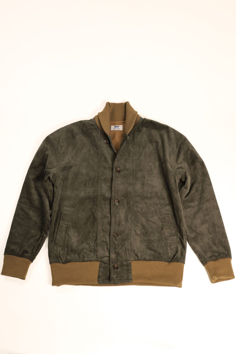 TANUKI】Sazanami Corduroy Jacket Bayberry Green TNK501SZA – Blue