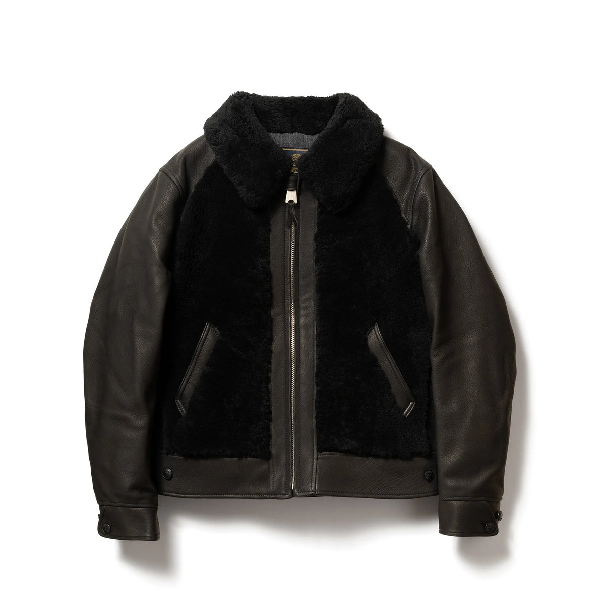 Y'2 Leather】Deer Skin Black Grizzly Jacket 25AW Limited Edition