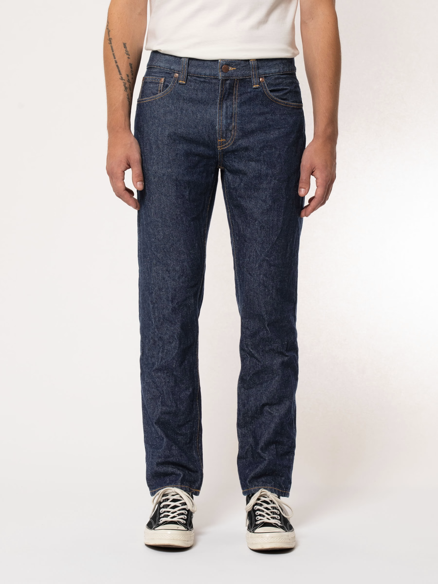 Nudie Jeans】Gritty Jackson Soaked Neps – Blue Beach Denim