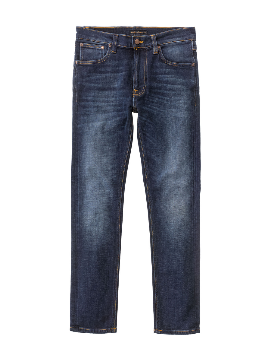 Nudie Jeans】Lean Dean Dark Deep Worn – Blue Beach Denim