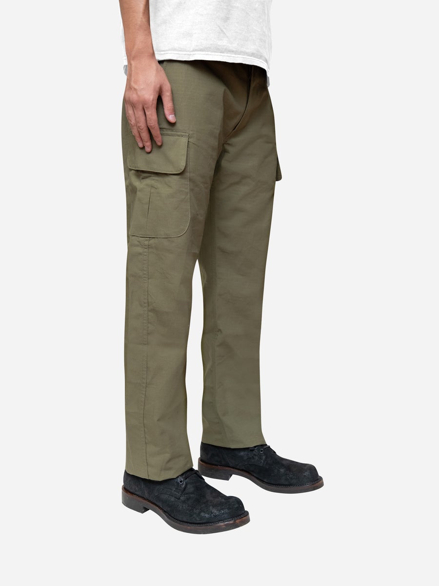 Denham Ripstop Cargo Pant in Green for Men