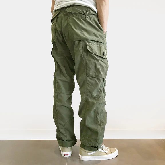 BZEN】M.1119 L32-RANGER REGULAR FIT UPCYCLED CARGO PANT- ARMY