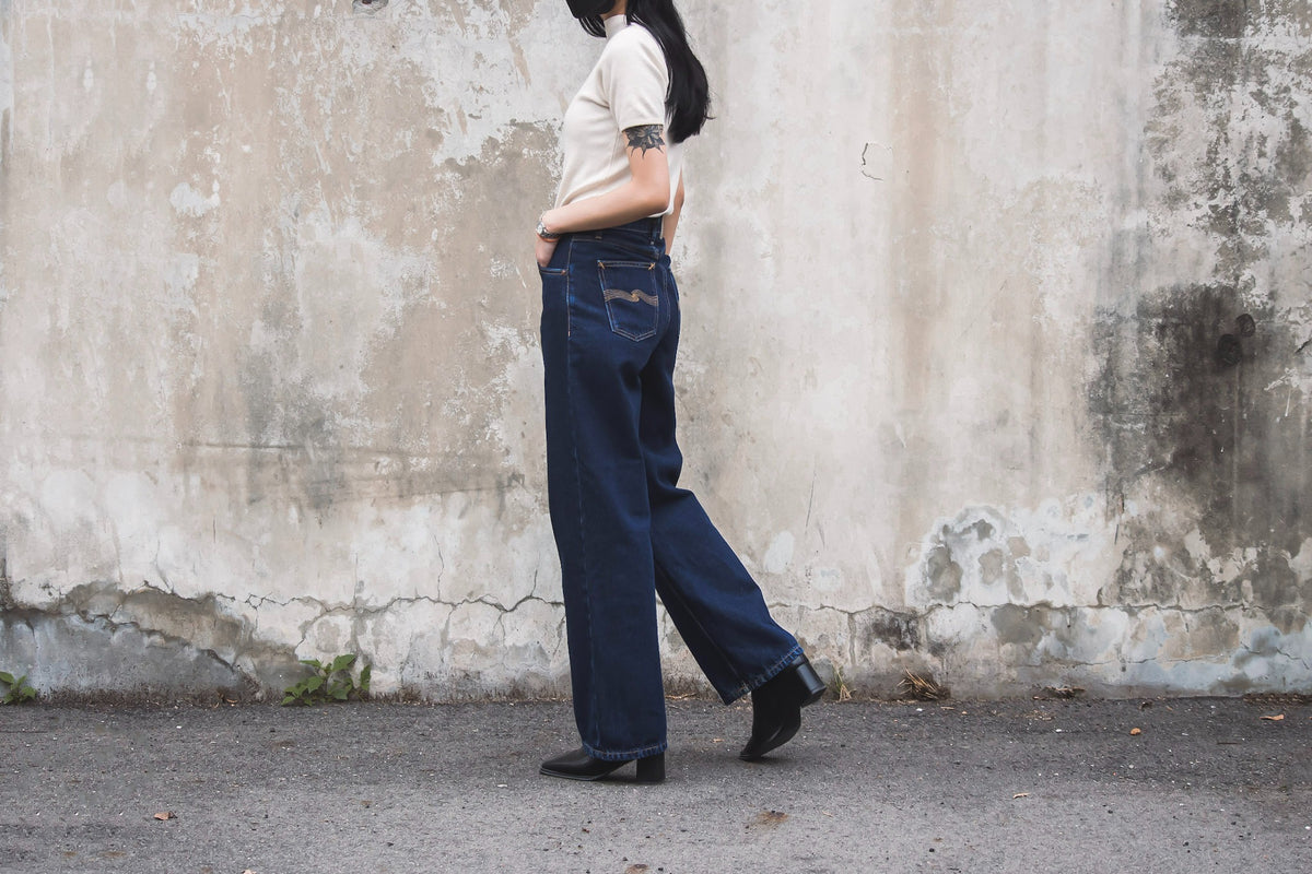 Nudie Jeans】Clean Eileen Heavy Rinse – Blue Beach Denim