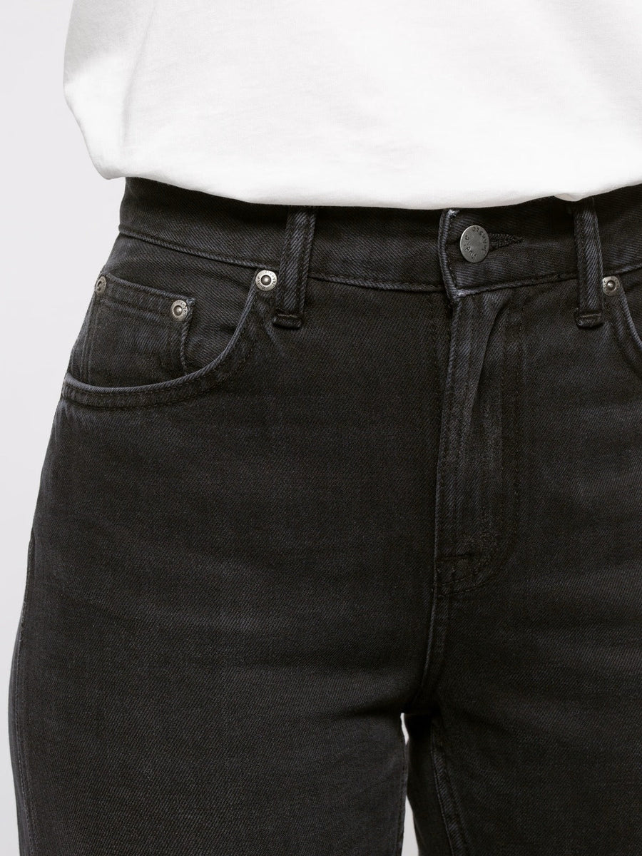 Nudie Jeans】Clean Eileen Shimmering Black – Blue Beach Denim