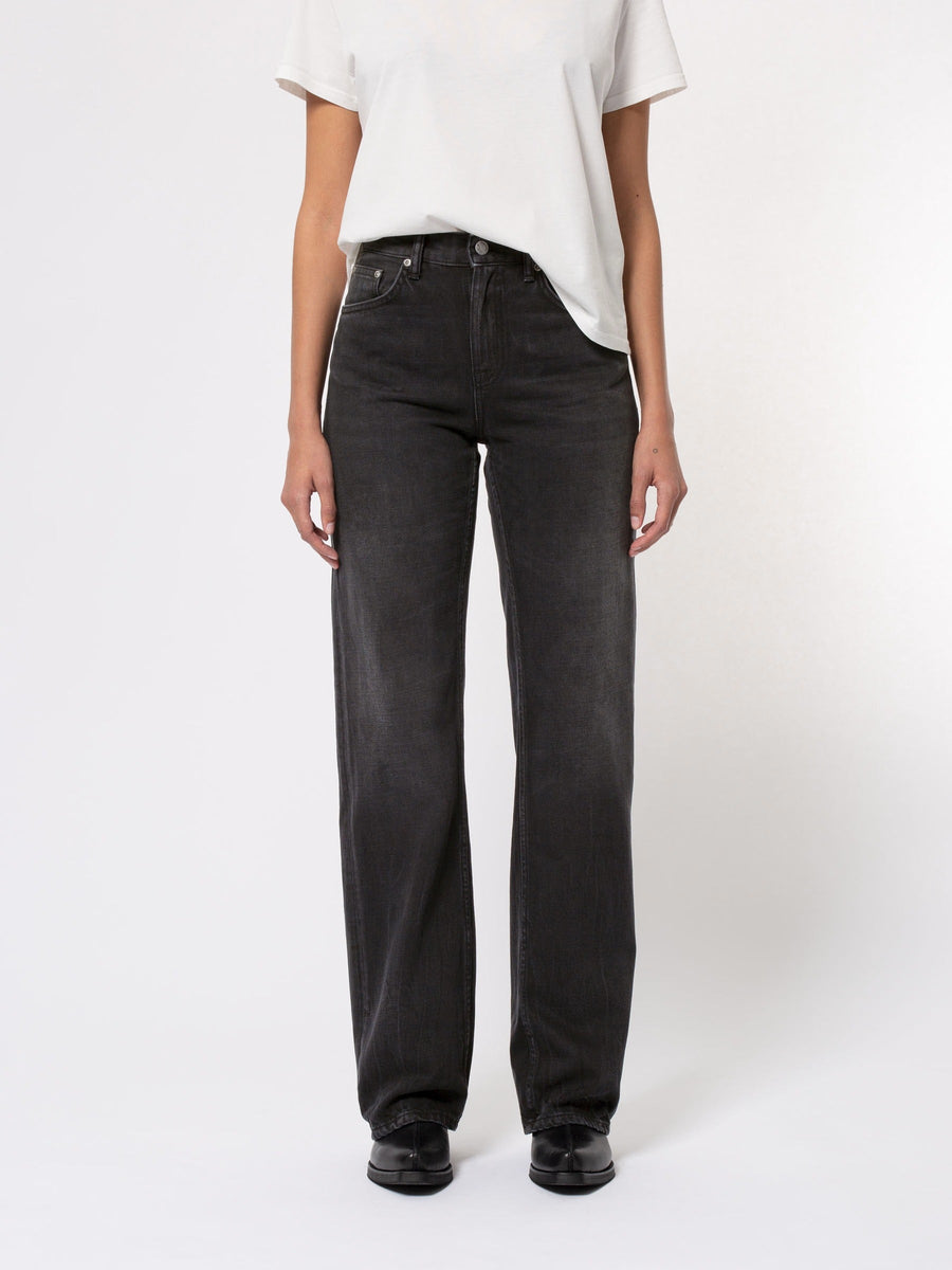 パンツ NudieJeans Clean Eileen Shimmering Black Nudie Jeans】Clean Eileen Shimmering Black – Blue Beach Denim