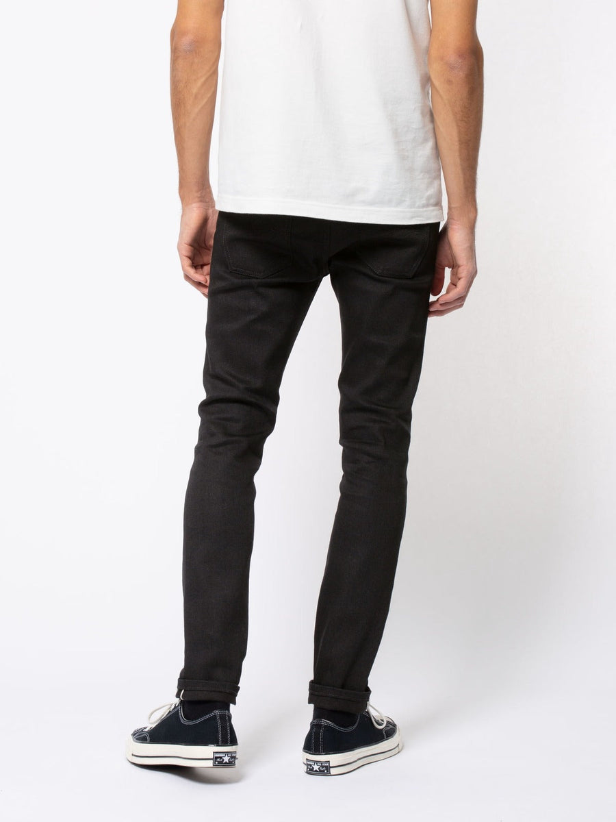 Nudie Jeans】Lean Dean Dry Black Selvage – Blue Beach Denim