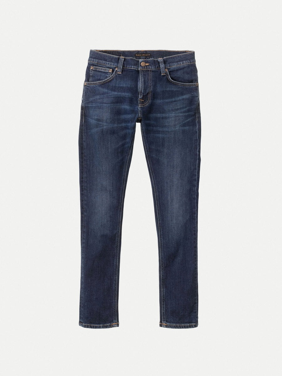 Nudie Jeans】Tight Terry Dark Steel – Blue Beach Denim