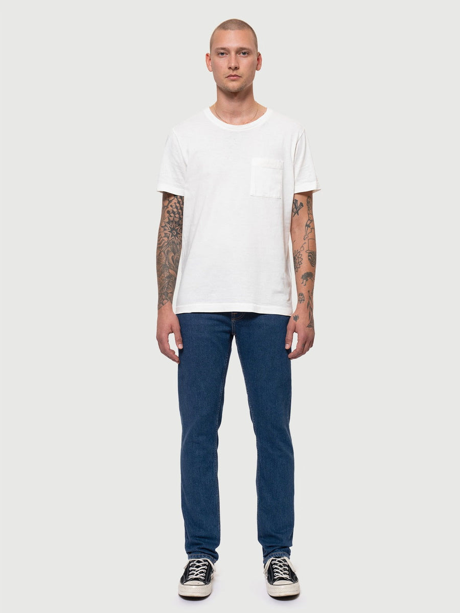 Nudie Jeans】Grim Tim Bluish Blue／13.25oz – Blue Beach Denim