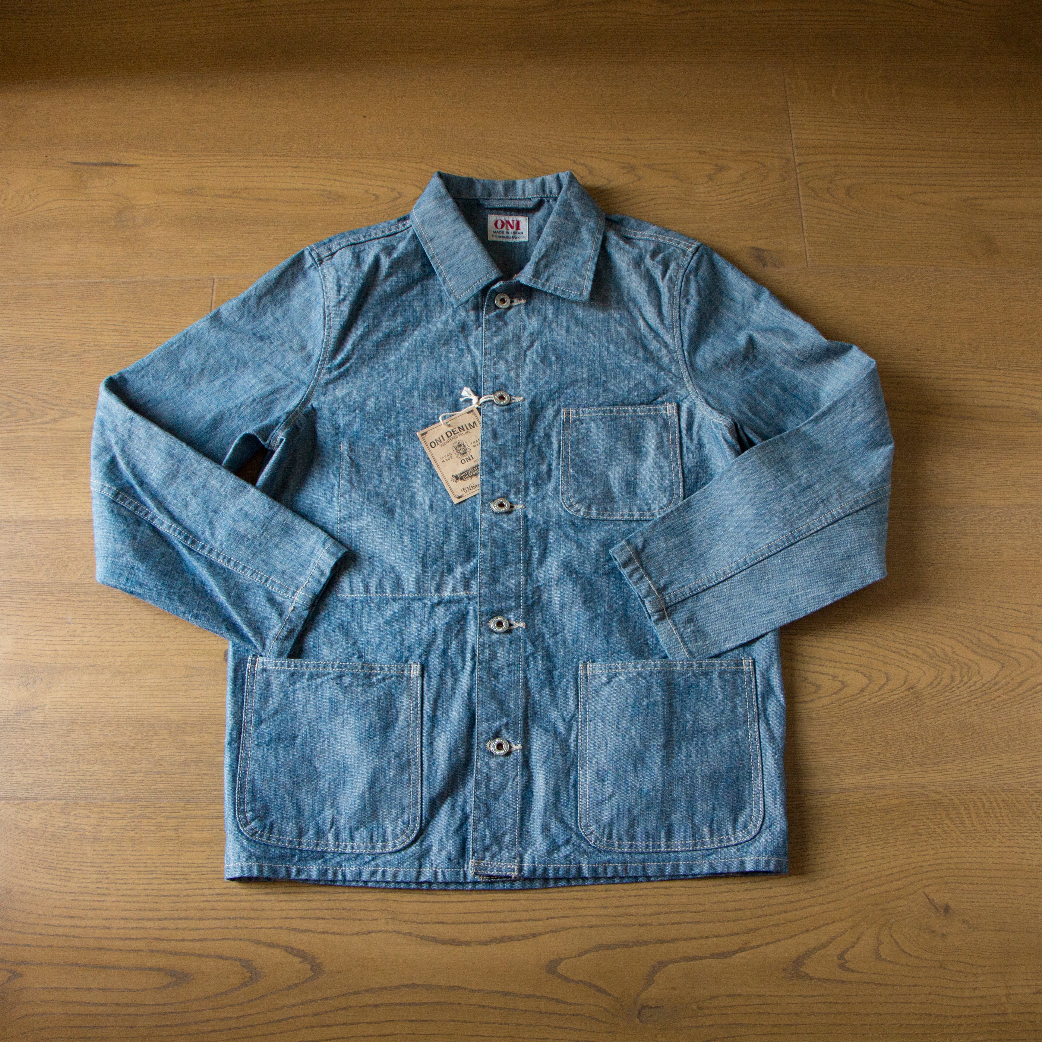 ONI DENIM】03501-SHVCH 13oz Super Heavy Chambray Coverall – Blue