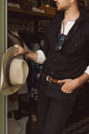 【Fortela】KAYACE Western Shirt Black