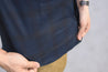【Indigofera】Delray Shirt Cotton Navy Black Check