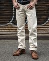 Fullcount 1108EC Slim Straight Ecru Selvedge denim jeans