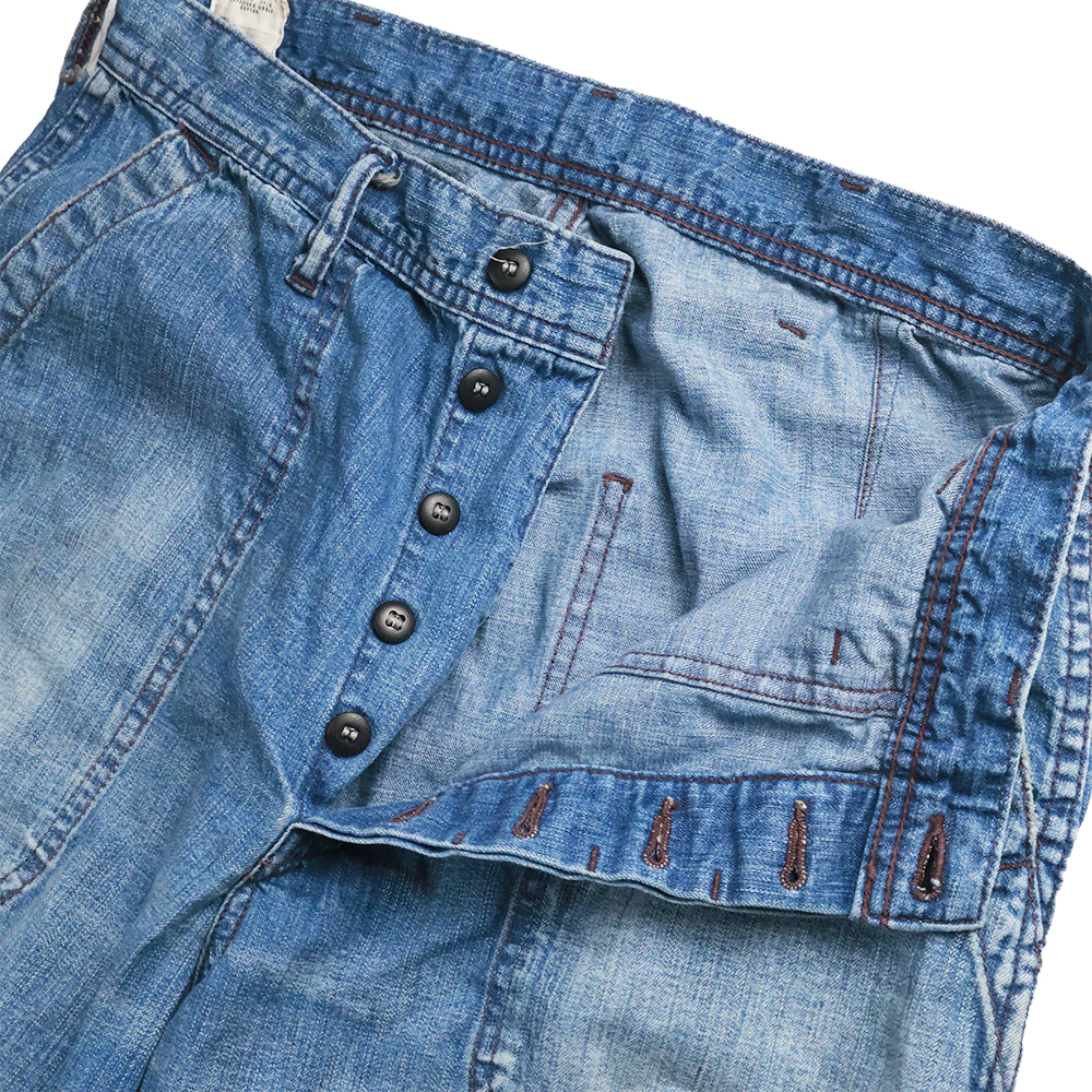 Fullcount】USN 8oz Zimbabwean Denim Seamen's Trousers - “Master Of Fullcount】USN 8oz Zimbabwean Denim Seamen's Trousers - “Master Of