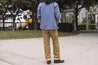 【3sixteen】 Crosscut Western Cerulean Handloom Khadi Denim／手織復古面料丹寧襯衫