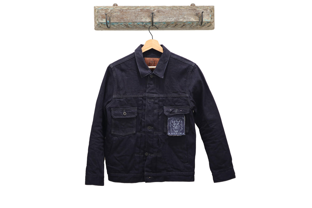 【ONI DENIM】2516P-14BLK Indigo x Black 14oz Low Tension Type II DenimJacket G3初代鬼秘雙染二代牛仔外套
