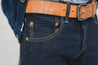 【ONI DENIM】122S Stretch Denim 15oz White x Beige 特製中高磅數彈性丹寧窄版錐形褲