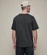 【Merz b. Schwanen】214 Loopwheeled Midweight T-Shirt Charcoal 圓織重磅微寬有機棉素T炭黑色