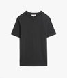 【Merz b. Schwanen】214 Loopwheeled Midweight T-Shirt Charcoal 圓織重磅微寬有機棉素T炭黑色