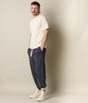 【Merz b. Schwanen】214 Loopwheeled Midweight T-Shirt Nature 圓織重磅微寬有機棉素T天然色
