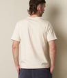 【Merz b. Schwanen】214 Loopwheeled Midweight T-Shirt Nature 圓織重磅微寬有機棉素T天然色
