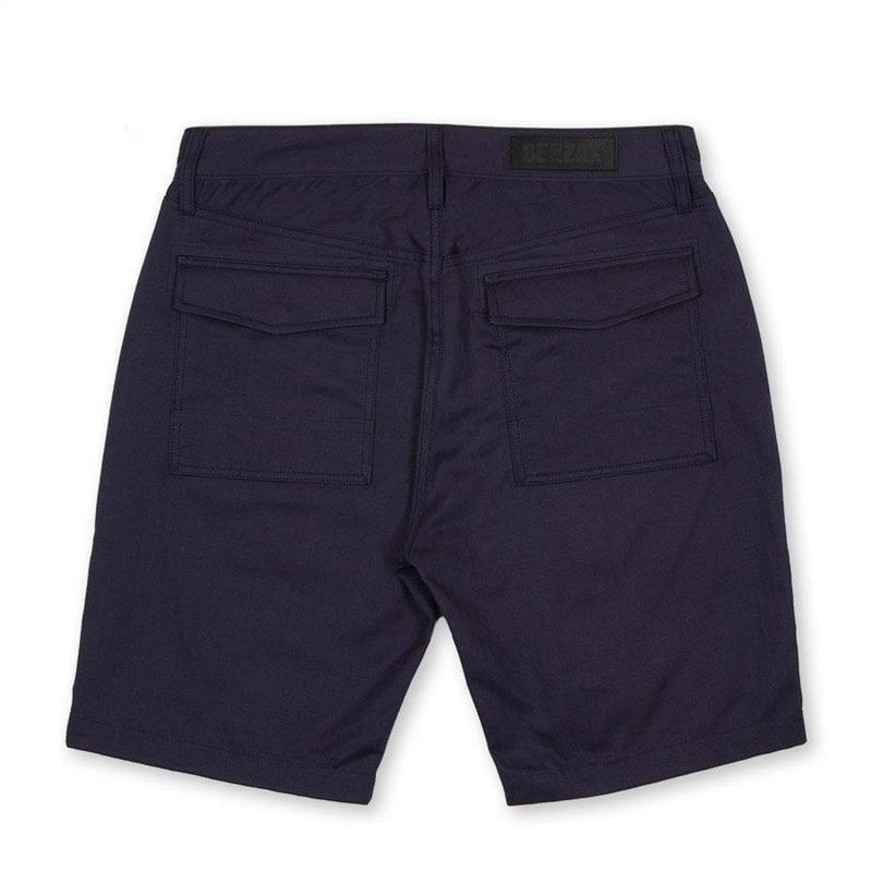 【Benzak】50s軍裝短褲 二戰魚骨紋 海藍色 8oz 日本布料