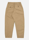 【Universal Works】Pleated Track Pant Sand Organic Utility Cotton 極細緻棉布寬鬆直筒