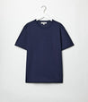 【Merz b. Schwanen】2M15 Vintage Machine Refined T-Shirt Ink Blue 經典重磅有機棉素T墨藍色
