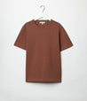 【Merz b. Schwanen】2M15 Vintage Machine Refined T-Shirt Nut 經典重磅有機棉素T堅果色
