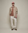 【Merz b. Schwanen】2M15 Vintage Machine Refined T-Shirt Nut 經典重磅有機棉素T堅果色
