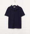 【Merz b. Schwanen】2PKPL Loopwheeled Pikée Polo Shirt Ink Blue 圓筒織短袖Polo衫墨藍色