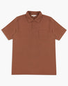 【Merz b. Schwanen】2PKPL Loopwheeled Pikée Polo Shirt Nut 圓筒織短袖Polo衫堅果色