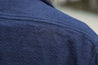 【3sixteen】Camp Shirt Navy Textured HBT