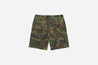 【3sixteen】Drawstring Shorts Camo Twill 復古石洗迷彩綁帶短褲