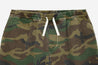 【3sixteen】Drawstring Shorts Camo Twill 復古石洗迷彩綁帶短褲