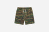 【3sixteen】Drawstring Shorts Camo Twill 復古石洗迷彩綁帶短褲