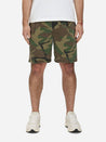 【3sixteen】Drawstring Shorts Camo Twill 復古石洗迷彩綁帶短褲