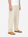 【3sixteen】Easy Pant Alabaster Cotton/Linen 雪花石膏色棉麻混紡休閒綁帶長褲