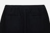 【3sixteen】Easy Pant Black Cotton/Linen 黑色棉麻混紡休閒綁帶長褲