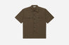 【3sixteen】Safari Shirt Drab Barkcloth