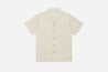 【3sixteen】Leisure Shirt Ivory Handloom Silk 