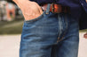【Nudie Jeans】Lean Dean Troubled Sea 海水藍刷色修身小直筒牛仔褲