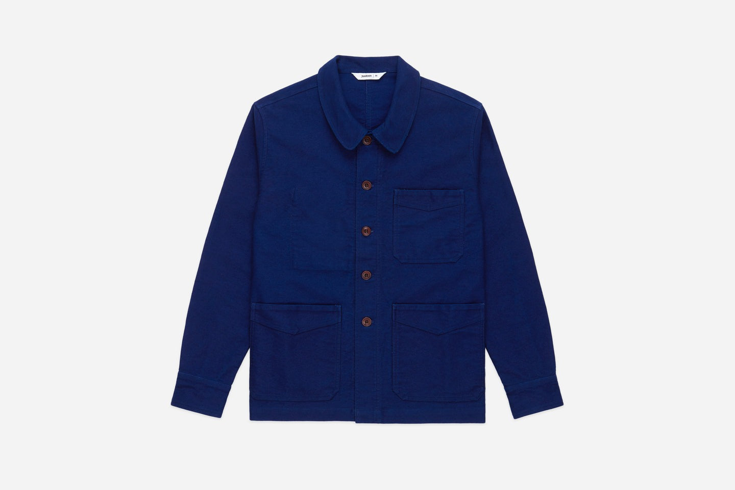 【美品】30's Blue Moleskin Jacket Coverall Moleskin Jacket — Blue – La Garçonne