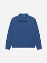 3sixteen Long Sleeve Knit Polo Lapis Boucle 
