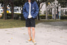 【Nudie Jeans】Seth Shorts Black Stone／有機棉 黑岩水洗 牛仔短褲