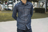 【Nudie Jeans】Sven Dry Bamboo Selvage Shirt 7.1oz / 特殊竹纖維混紡 白耳布邊襯衫