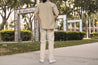 【ONI DENIM】216PQ Californians Pique Sand Beige Straight Jeans