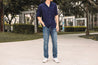 【Nudie Jeans】Lean Dean Troubled Sea 海水藍刷色修身小直筒牛仔褲