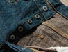 【ONI DENIM】902-CCD-MOCA Moca Weft Crushed Concrete Denim 15oz High Tapered Jeans